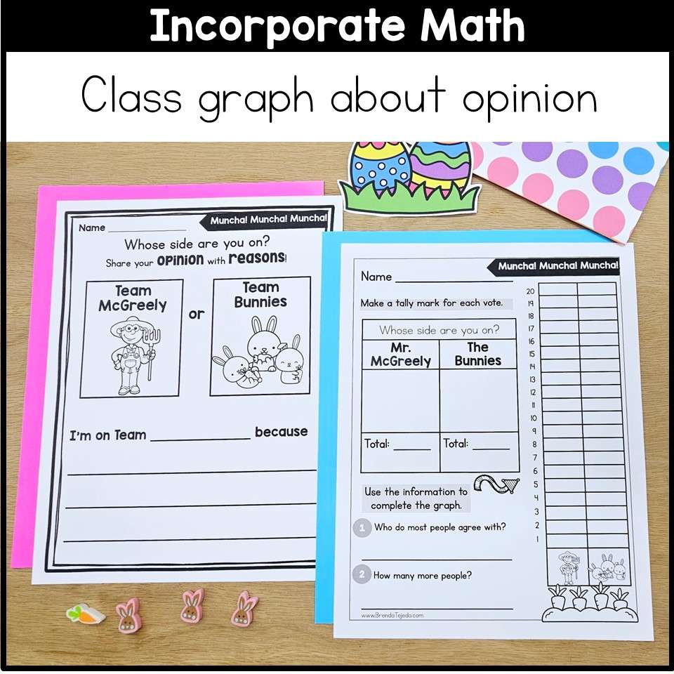Muncha Muncha Muncha Spring Read Aloud Activities Comprehension Writing Craft - Image 8