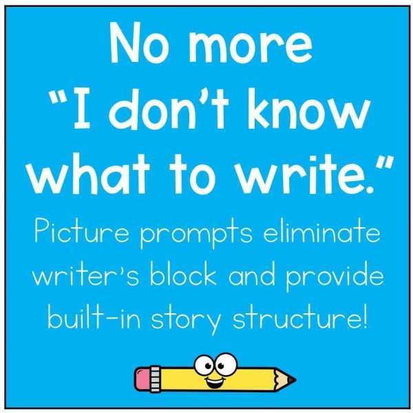 Narrative Writing Prompts with Pictures Daily Journal Prompts for first grade
