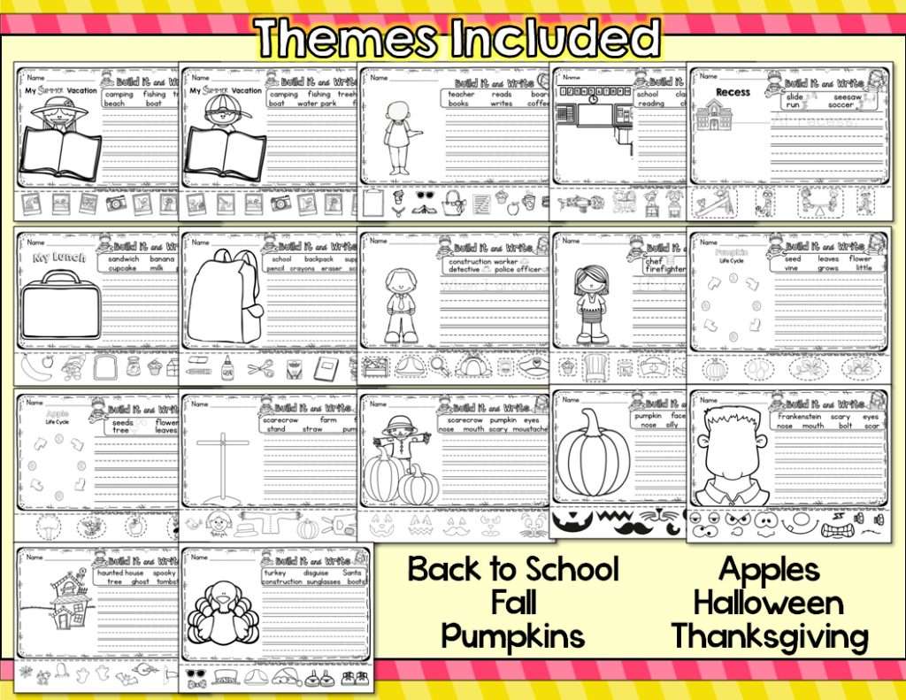 Fall Writing Prompts Thanksgiving Turkey in Disguise Writing Sentences Craft