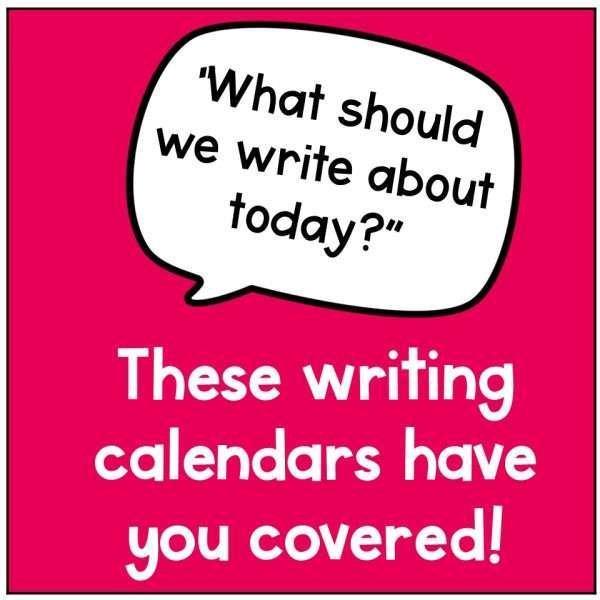 Daily Writing Prompts Monthly Calendars Kindergarten 1st Grade Writing Center