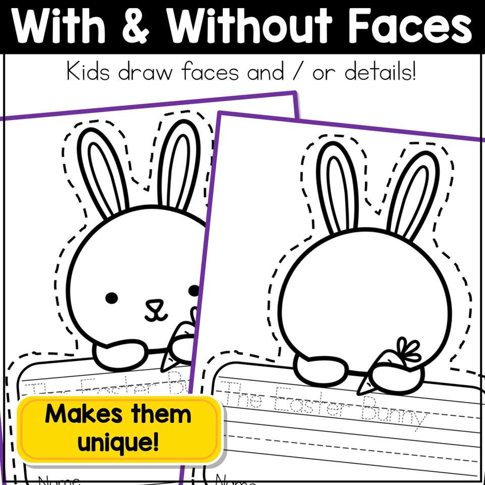 April Spring Earth Day Writing Crafts Coloring Pages for Kindergarten 1st Grade - Image 2