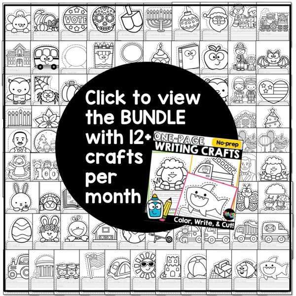 April Spring Earth Day Writing Crafts Coloring Pages for Kindergarten 1st Grade
