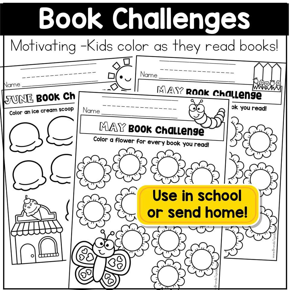 Summer Reading Logs Story Map Bookmarks Book Tracker Graphic Organizers May June - Image 3