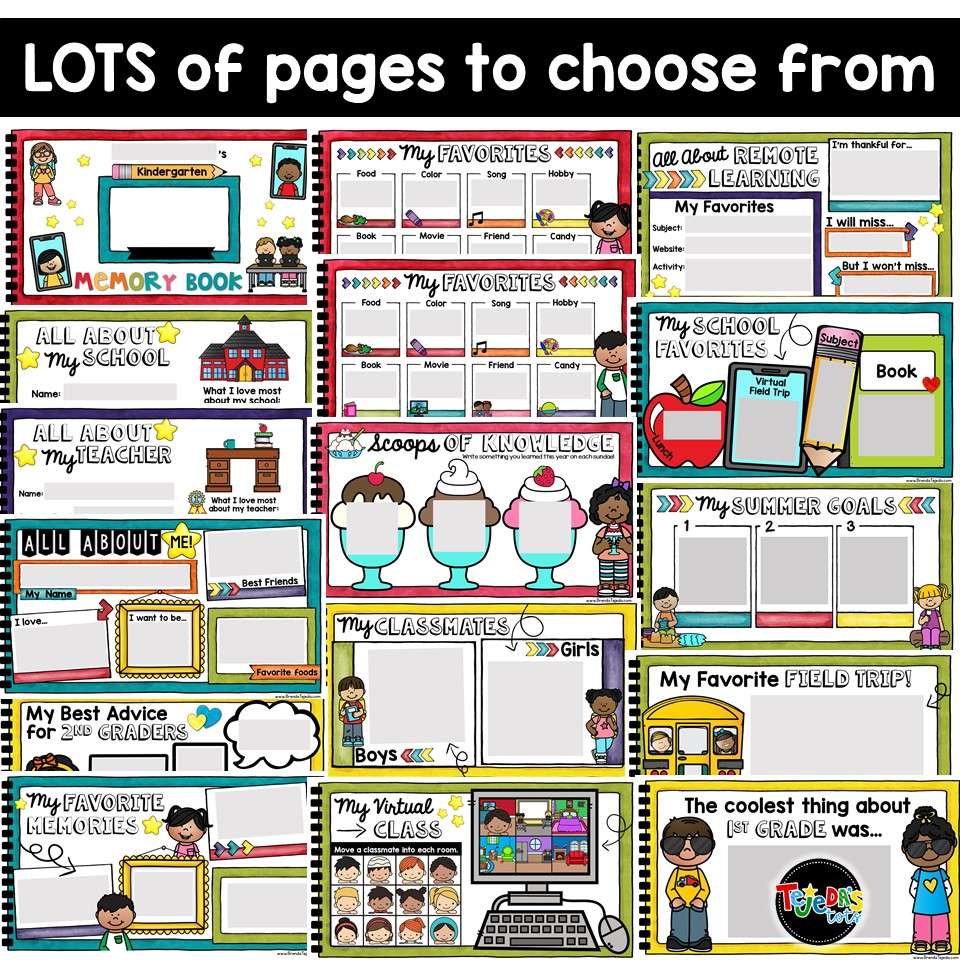 End of Year Memory Book: Grades 2-3 - Image 2