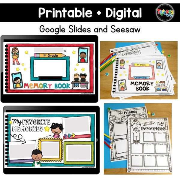 End of Year Memory Book: Grades 2-3