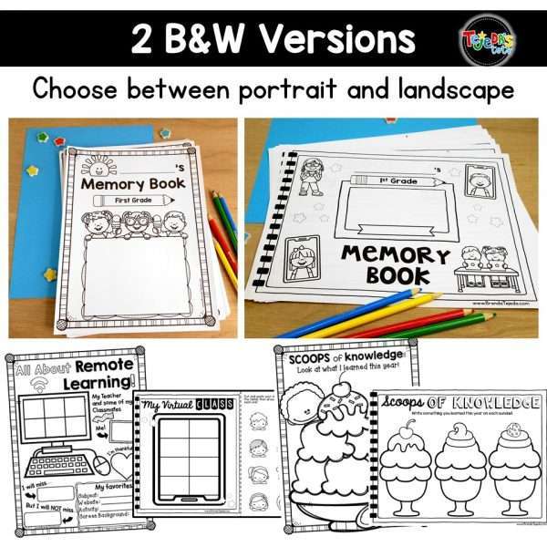 End of Year Memory Book: Grades 2-3