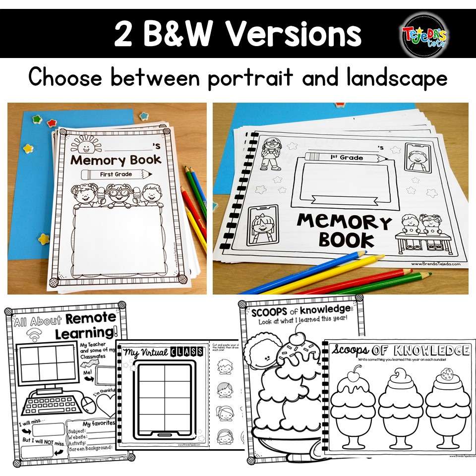 End of Year Memory Book: Grades 2-3 - Image 6