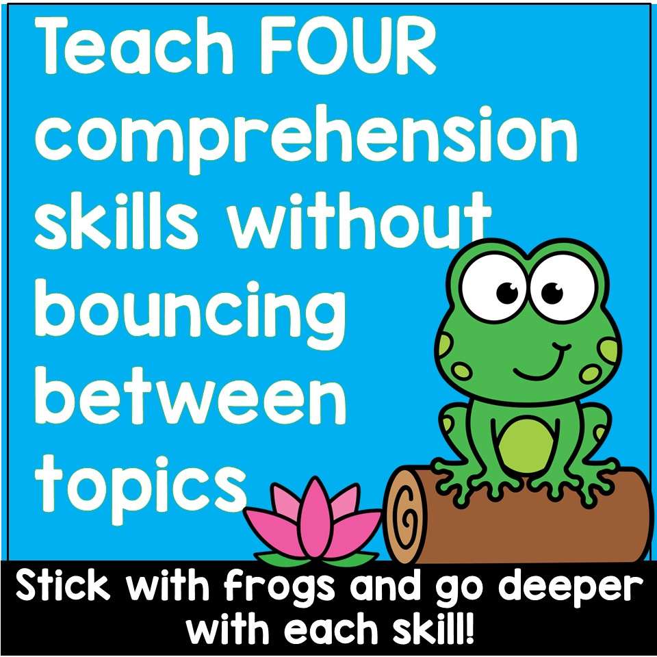Frogs Comprehension Passages Reading Practice Frog Life Cycle Main Idea - Image 2