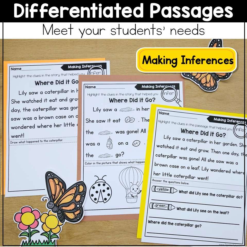 Frogs Comprehension Passages Reading Practice Frog Life Cycle Main Idea - Image 4