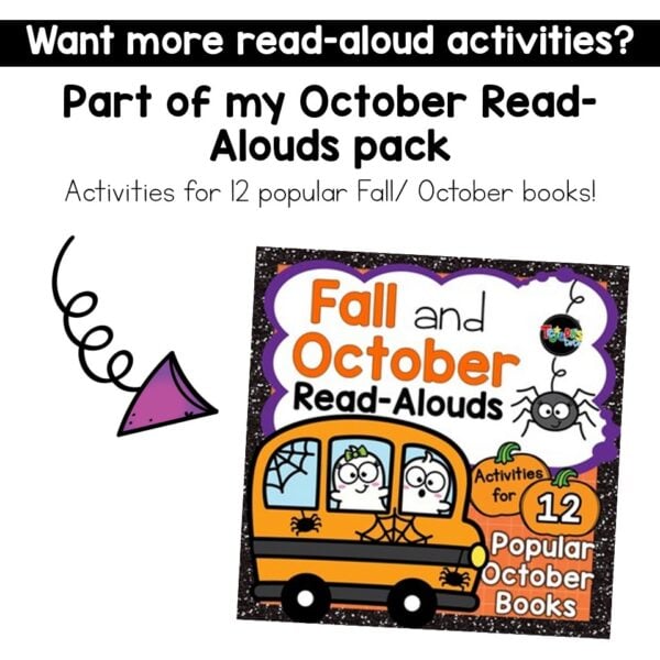 I Need My Monster Halloween October Read Aloud and Activity Craft 1st Grade Fall - Image 6