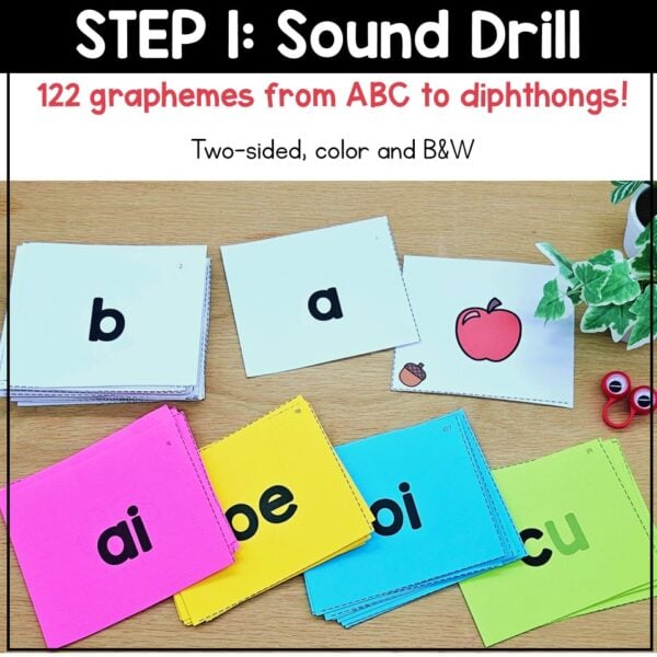 Small Group Phonics Review Bundle | Sound Drill Decoding & High-Frequency Words - Image 3