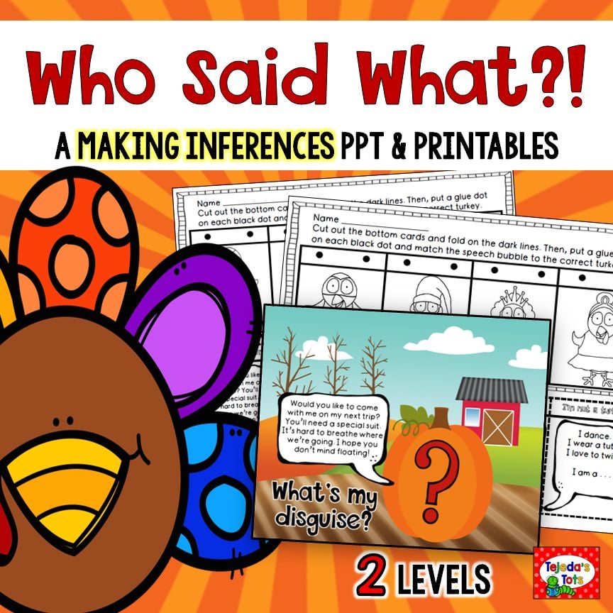 Disguise a Turkey: Making Inferences