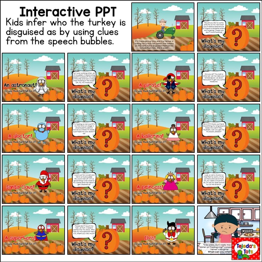 Disguise a Turkey: Making Inferences