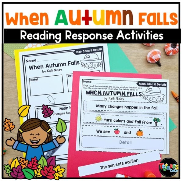 Signs of Fall Read Aloud Autumn Craft Writing Activities Kindergarten 1st Grade - Image 1