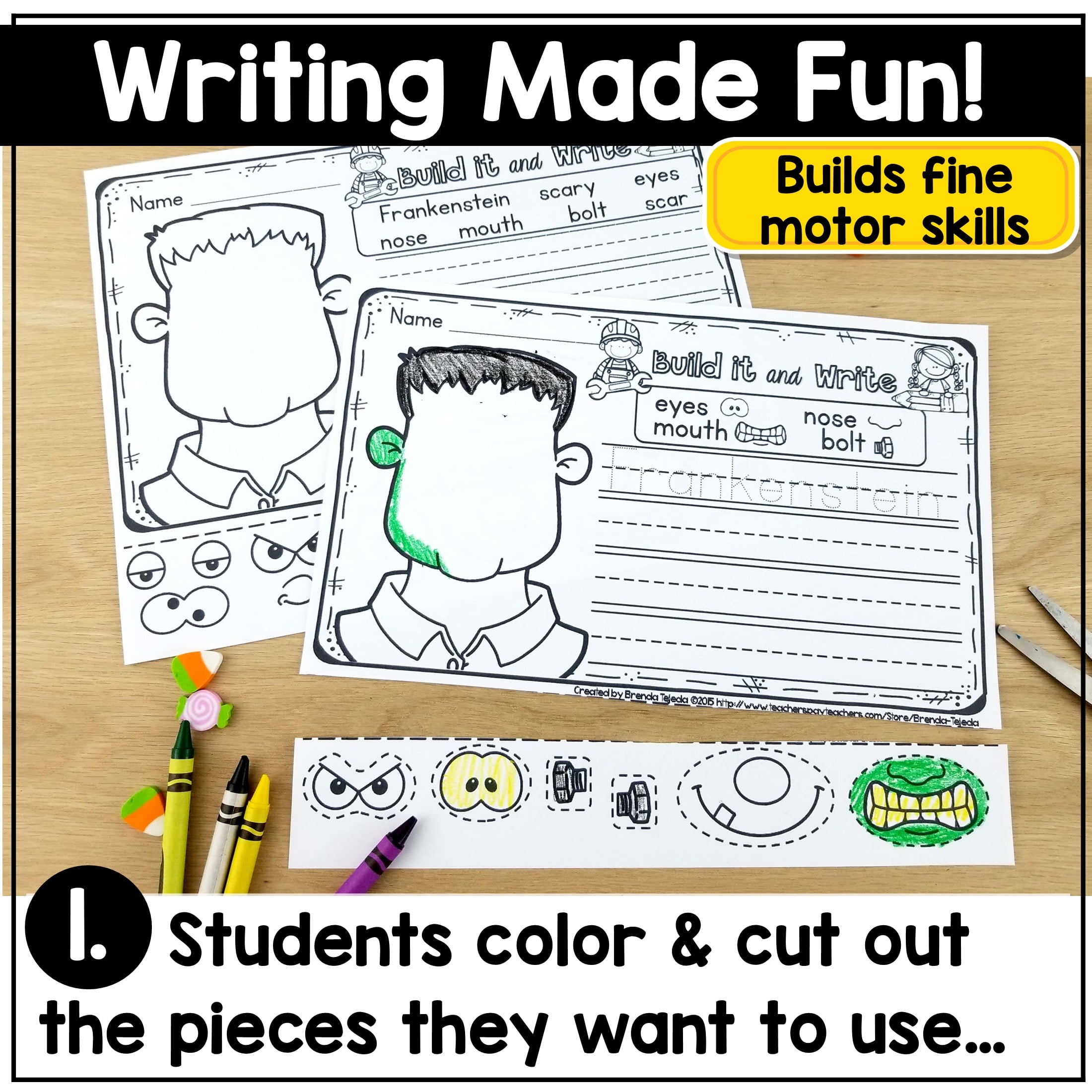 Fall Writing Prompts Halloween Thanksgiving Turkey in Disguise - Image 3